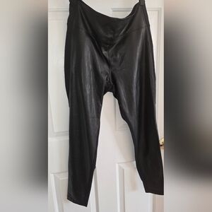 Athleta Delancey Shine Leather Leggings